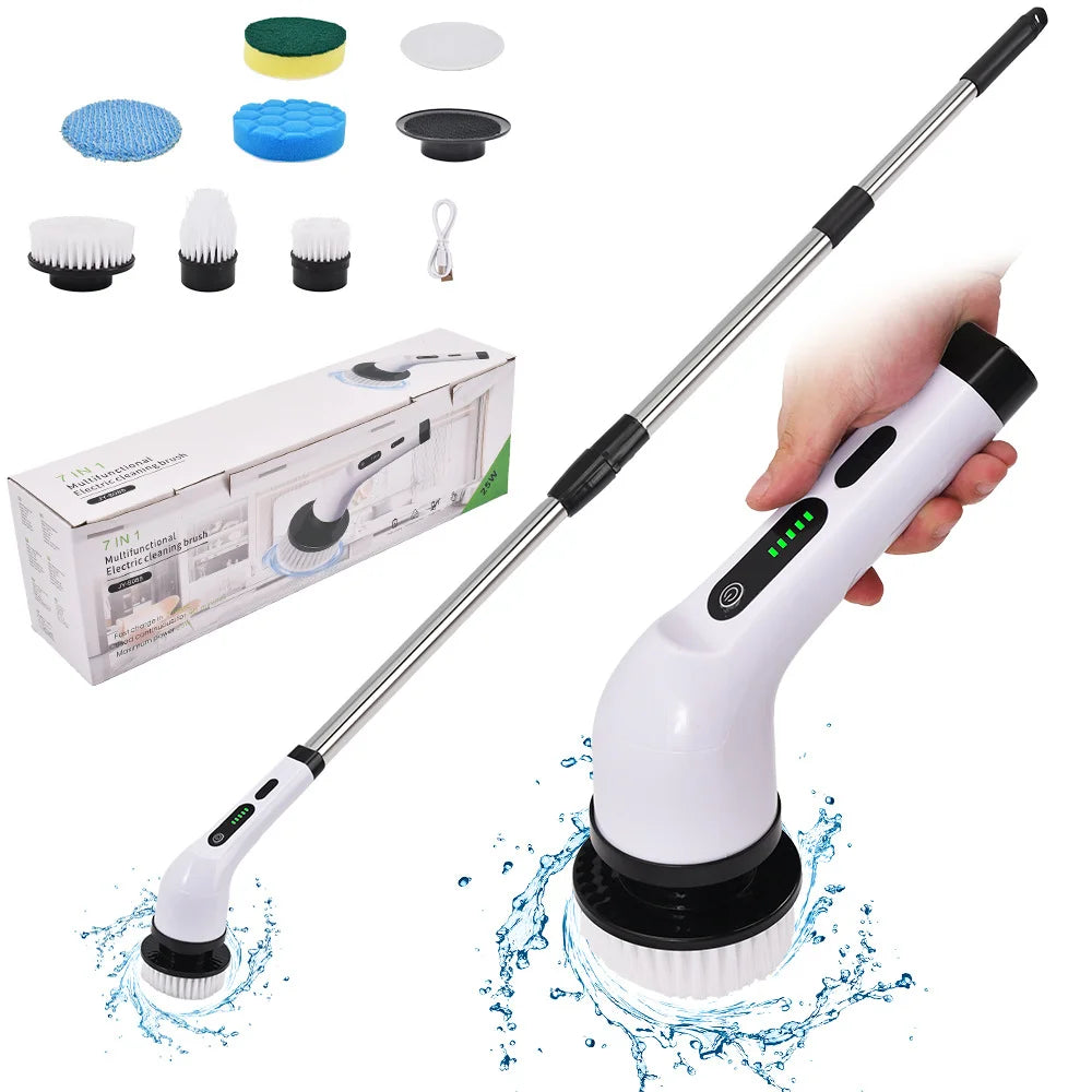 Electric Spin Power Scrubber™-Effortless Deep Cleaning in Minutes